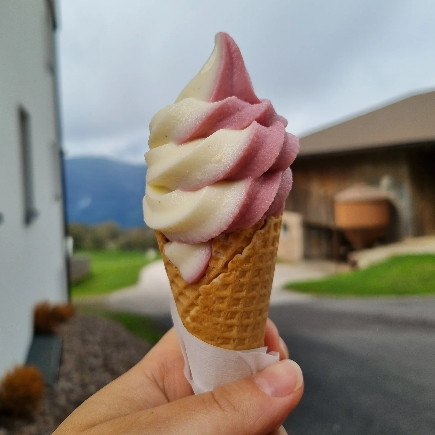 Erfrischendes Eis aus eigener Produktion am Lenkhof
